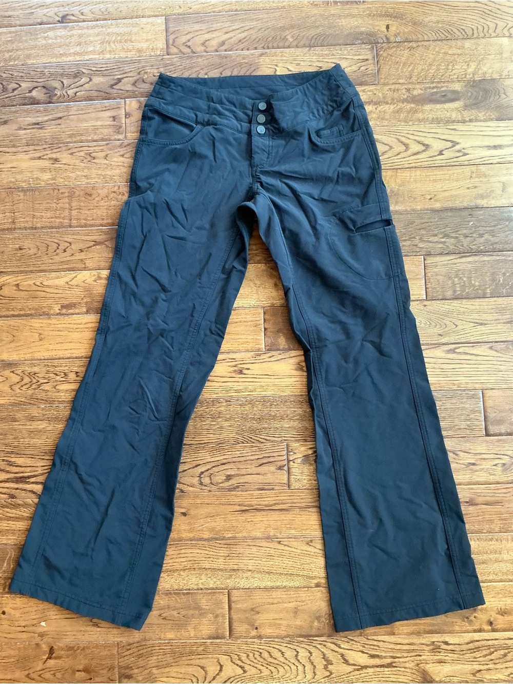 Lululemon Vintage Carry-All Pants Women’s 8 Black Flare Multi Pocket Y2K